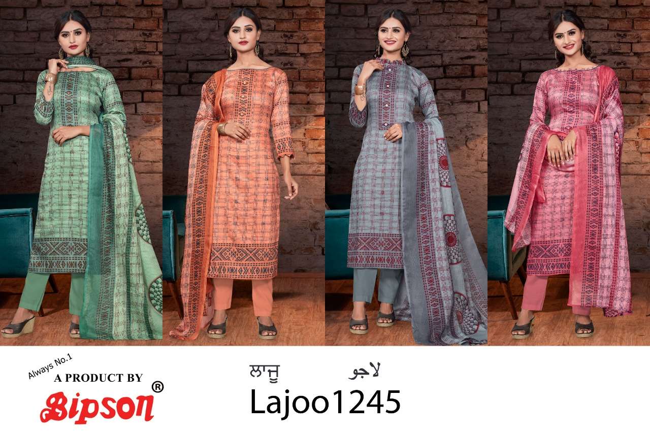 BIPSON PRINTS LAUNCHES LAJOO 1245 GLACE COTTON PRINT WITH WORK